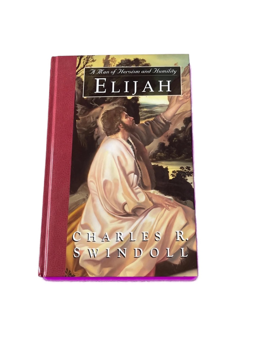 Elijah by Charles Swindoll - Red Hardcover